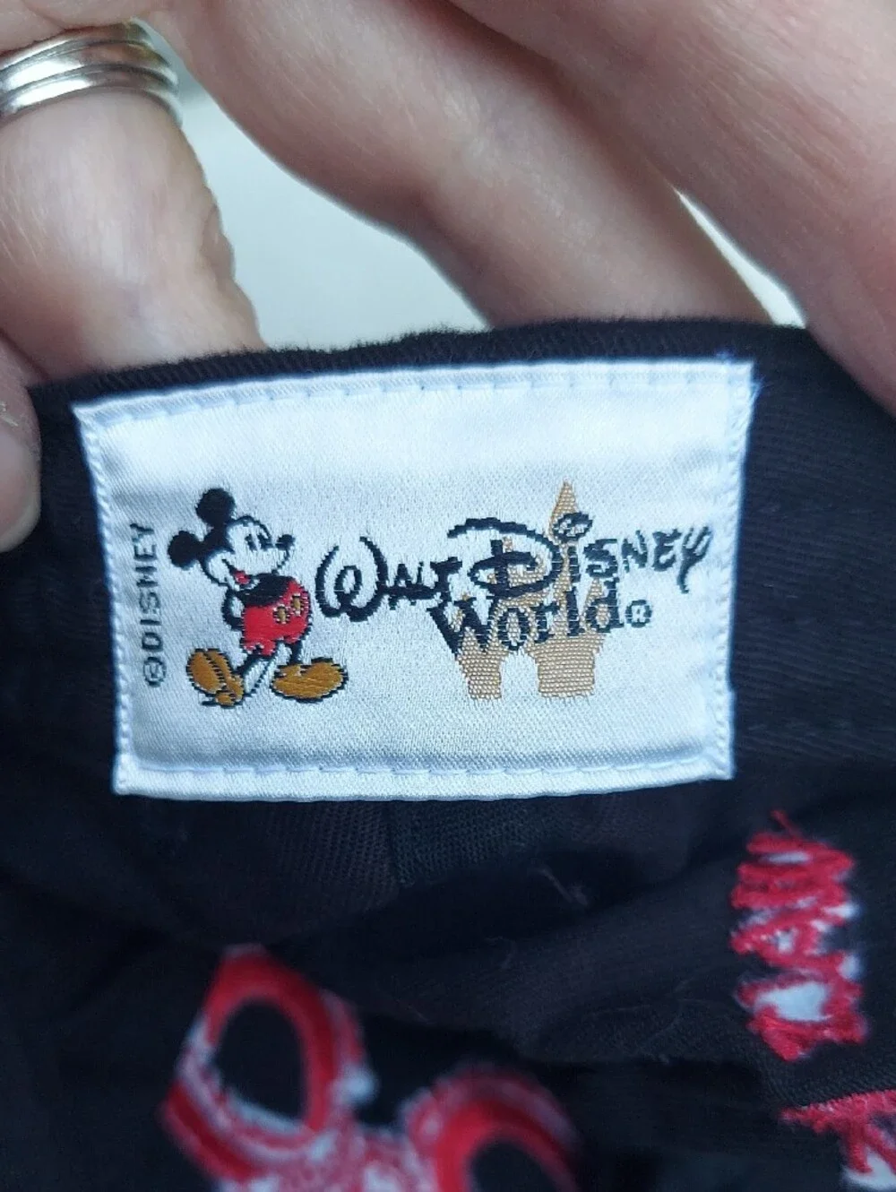 Kids Black Cap with Red Dragon Embroidery